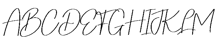 Treatment Font UPPERCASE