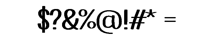 TrendingTopic Font OTHER CHARS