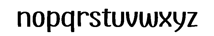 TrendingTopic Font LOWERCASE