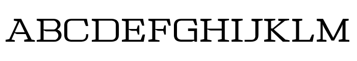 Tretton Serif Regular Font UPPERCASE