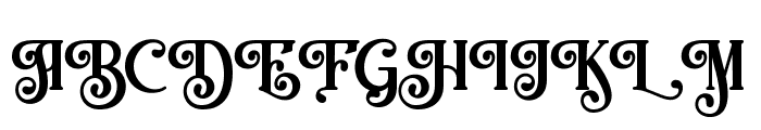TrevadelMarRegularPersonalUseOnly Font UPPERCASE