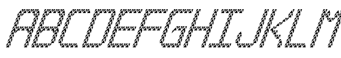 Triangled tfb cursive Font LOWERCASE