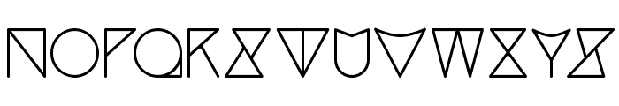 Triangler Font UPPERCASE
