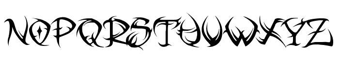 Tribal Two Font UPPERCASE
