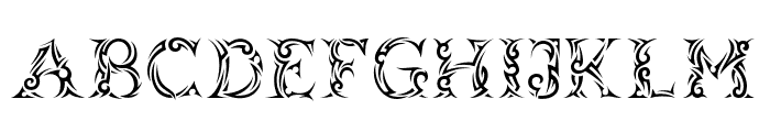 Tribalcase Font UPPERCASE
