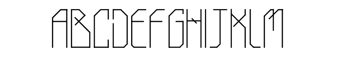 Tribo Light Regular Font UPPERCASE
