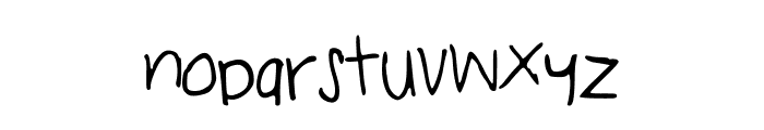 Trick-Or-Treat Font LOWERCASE