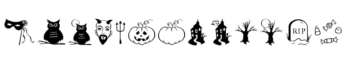 Trick or Treat 2 Font LOWERCASE