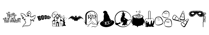 Trick or Treat BV Font LOWERCASE