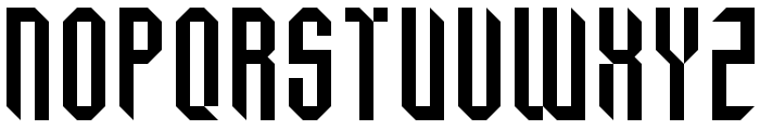 Tricube Regular Font UPPERCASE