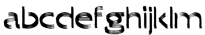 Trilayered Font LOWERCASE