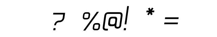 TripSerifCE Light Italic Font OTHER CHARS
