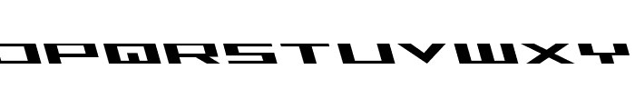 Trireme Leftalic Font LOWERCASE