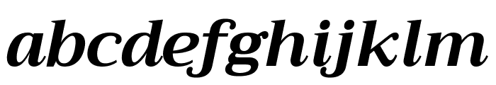 Trirong Bold Italic Font LOWERCASE