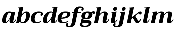 Trirong ExtraBold Italic Font LOWERCASE