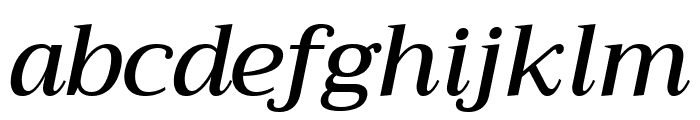 Trirong Medium Italic Font LOWERCASE