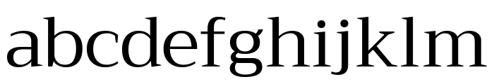 Trirong Regular Font LOWERCASE