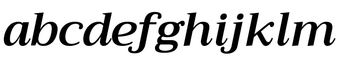 Trirong SemiBold Italic Font LOWERCASE