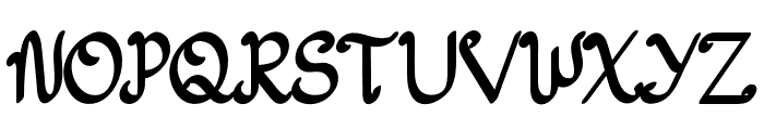 TristanAurellyRegular Font UPPERCASE