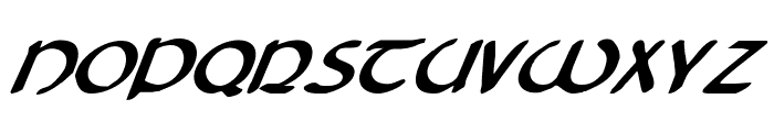 Tristram Bold Italic Font UPPERCASE