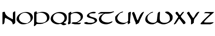 Tristram Expanded Font LOWERCASE