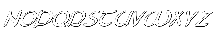 Tristram Shadow Italic Font LOWERCASE