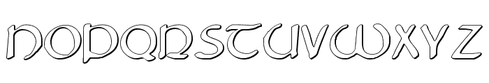 Tristram Shadow Font UPPERCASE