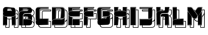 Triton Filled Regular Font LOWERCASE