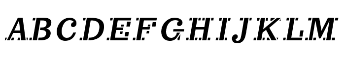 Trocchi-Oblique Font UPPERCASE
