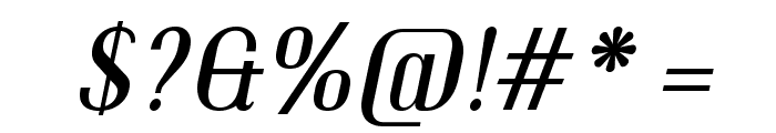 Trochut Italic Font OTHER CHARS