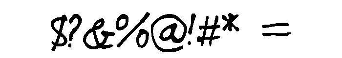 Tronica Font OTHER CHARS