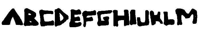 Tronica Font UPPERCASE
