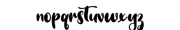 Tropical Display - Personal Use Font LOWERCASE