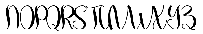 Tropical Leaves - Personal Use Font UPPERCASE