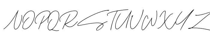 Tropical Summer Signature Font UPPERCASE