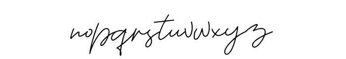 Tropical Summer Signature Font LOWERCASE