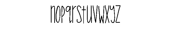 Tropical Trouble Medium Font LOWERCASE