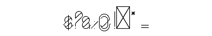 Tropicalist One Font OTHER CHARS