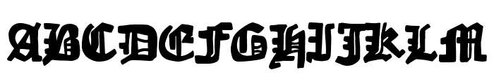Tropper of the Beast Font UPPERCASE
