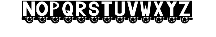 Truck Font LOWERCASE