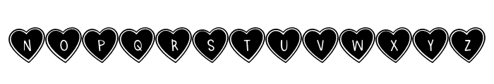(True_Love_Hearts) Font UPPERCASE