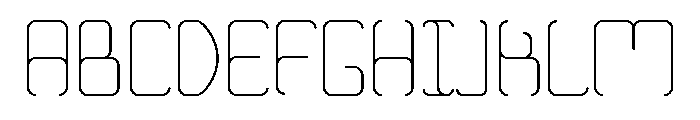Truglaroll Font UPPERCASE