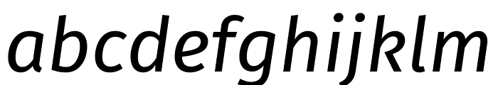 Trujillo Italic Font LOWERCASE
