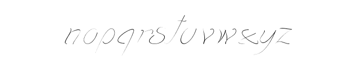 transient1 Font LOWERCASE