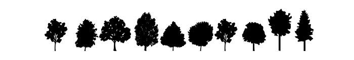 trees TFB Font OTHER CHARS