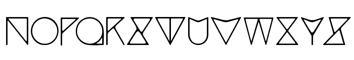triangler Font UPPERCASE