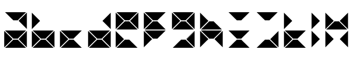 triangule Font LOWERCASE