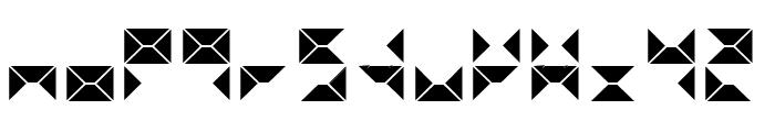 triangule Font LOWERCASE