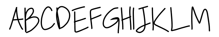 [true love] Font UPPERCASE