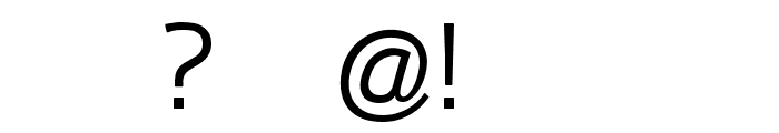 truebo serif Font OTHER CHARS
